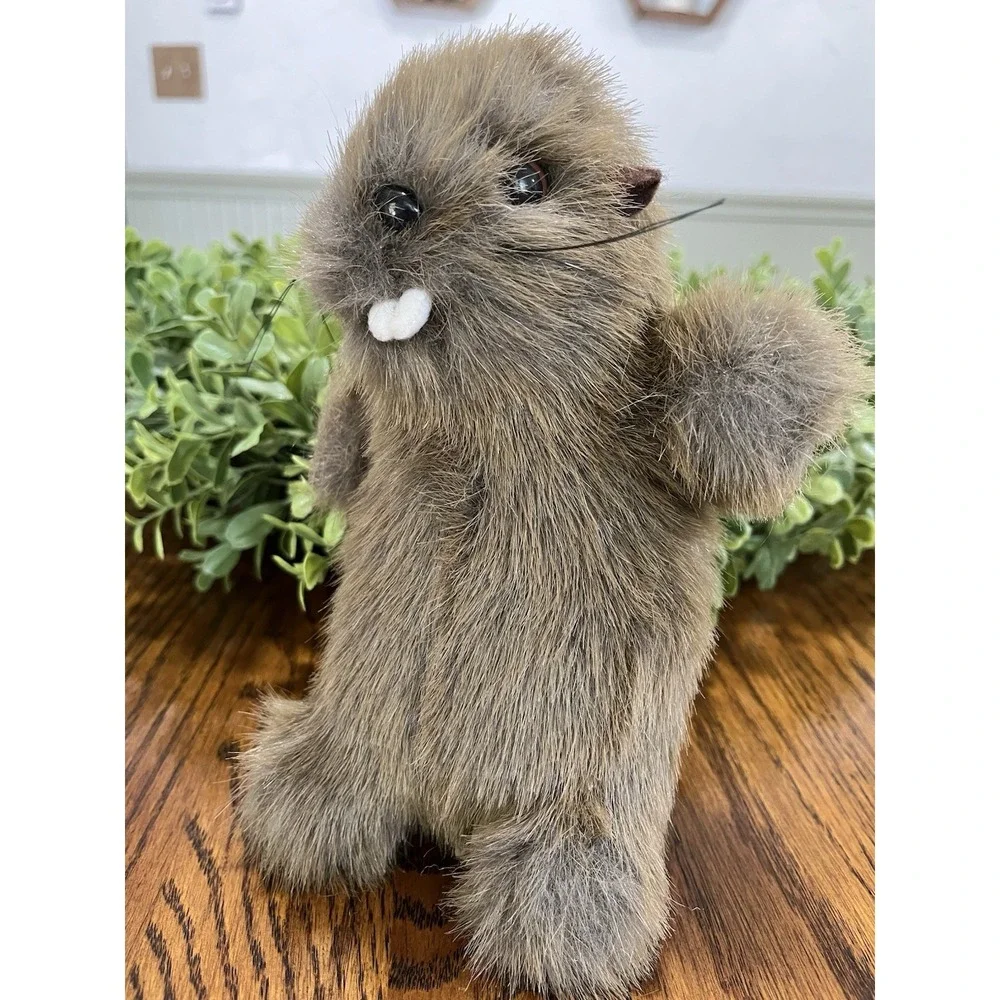Vintage Lipco Beaver Stuffed Animal Plush Toys Crandon Wisconsin
